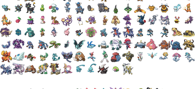3DS - Pokémon Sun / Moon - Alola Dex Previews (4th Generation, Normal) -  The Spriters Resource